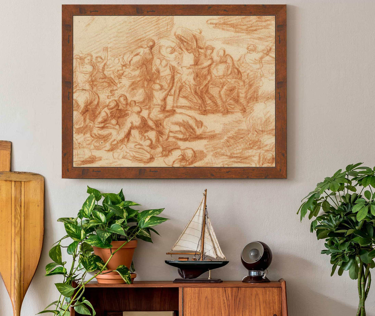 The Crossing Of The Red Sea by Nicolas Poussin