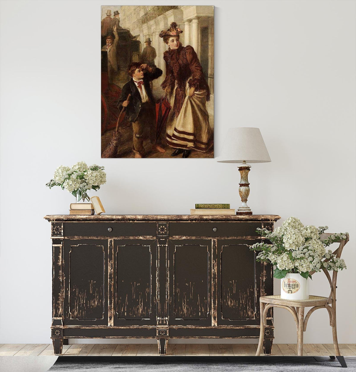 The Crossing Sweeper  by William Powell Frith