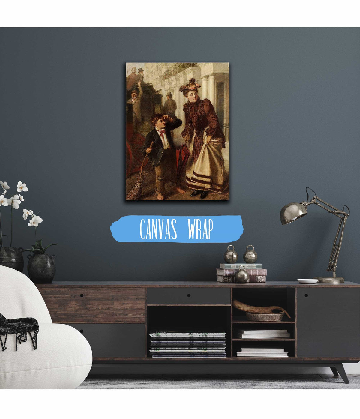 The Crossing Sweeper  by William Powell Frith