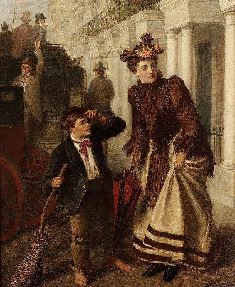 The Crossing Sweeper  by William Powell Frith