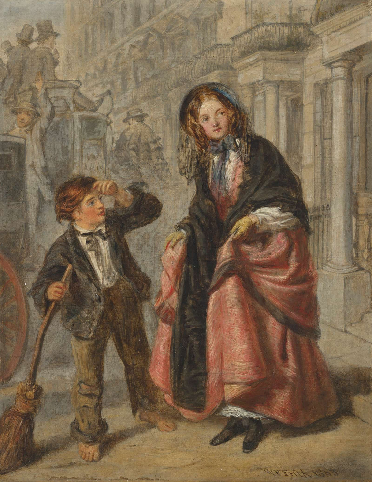 The Crossing Sweeper by William Powell Frith
