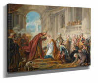 The Crowning Of Esther by Jean Francois De Troy