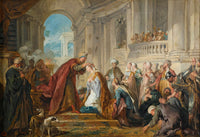The Crowning Of Esther by Jean Francois De Troy