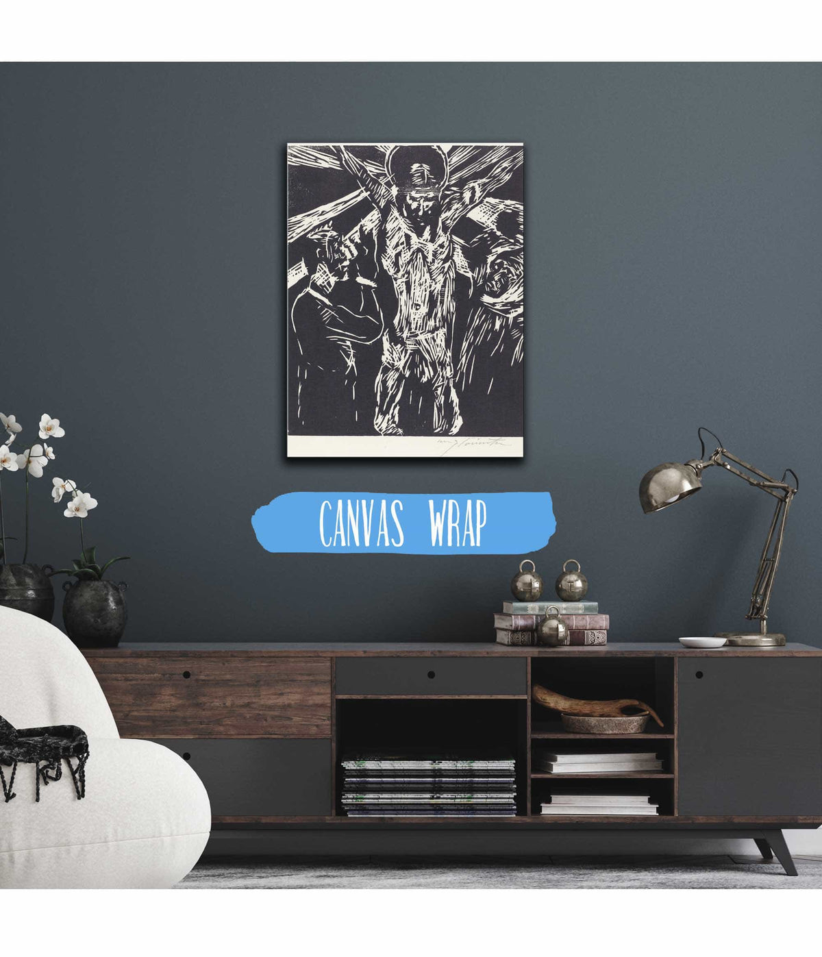 The Crucifixion Christus Am Kreuz by Lovis Corinth