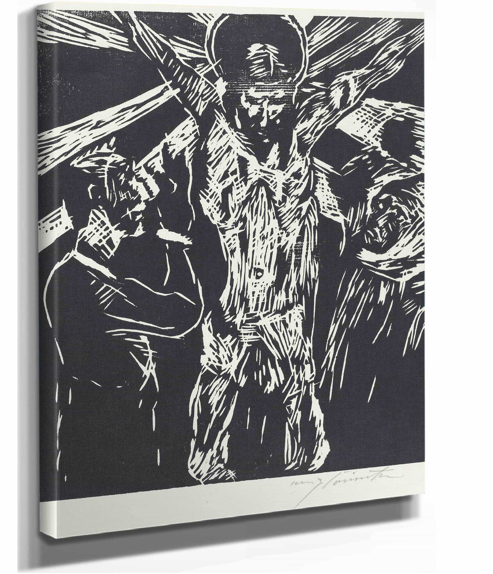 The Crucifixion Christus Am Kreuz by Lovis Corinth