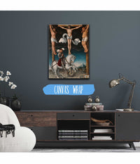 The Crucifixion With The Converted Centurion by Lucas Cranach The Elder