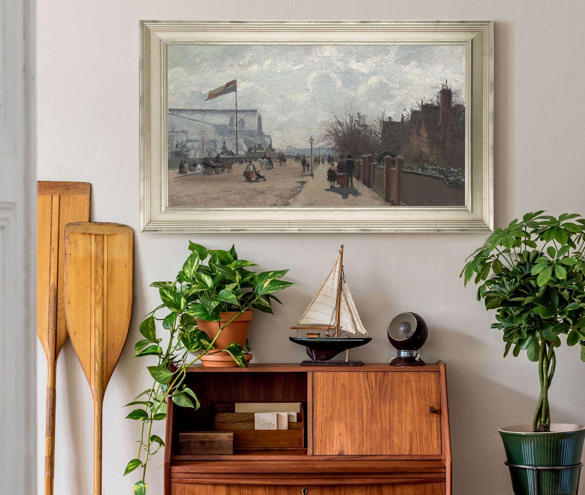 The Crystal Palace by Camille Pissarro