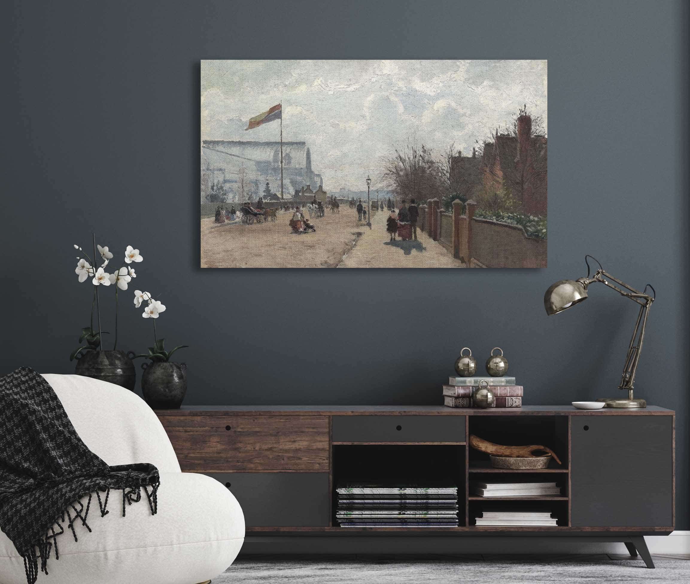 The Crystal Palace by Camille Pissarro