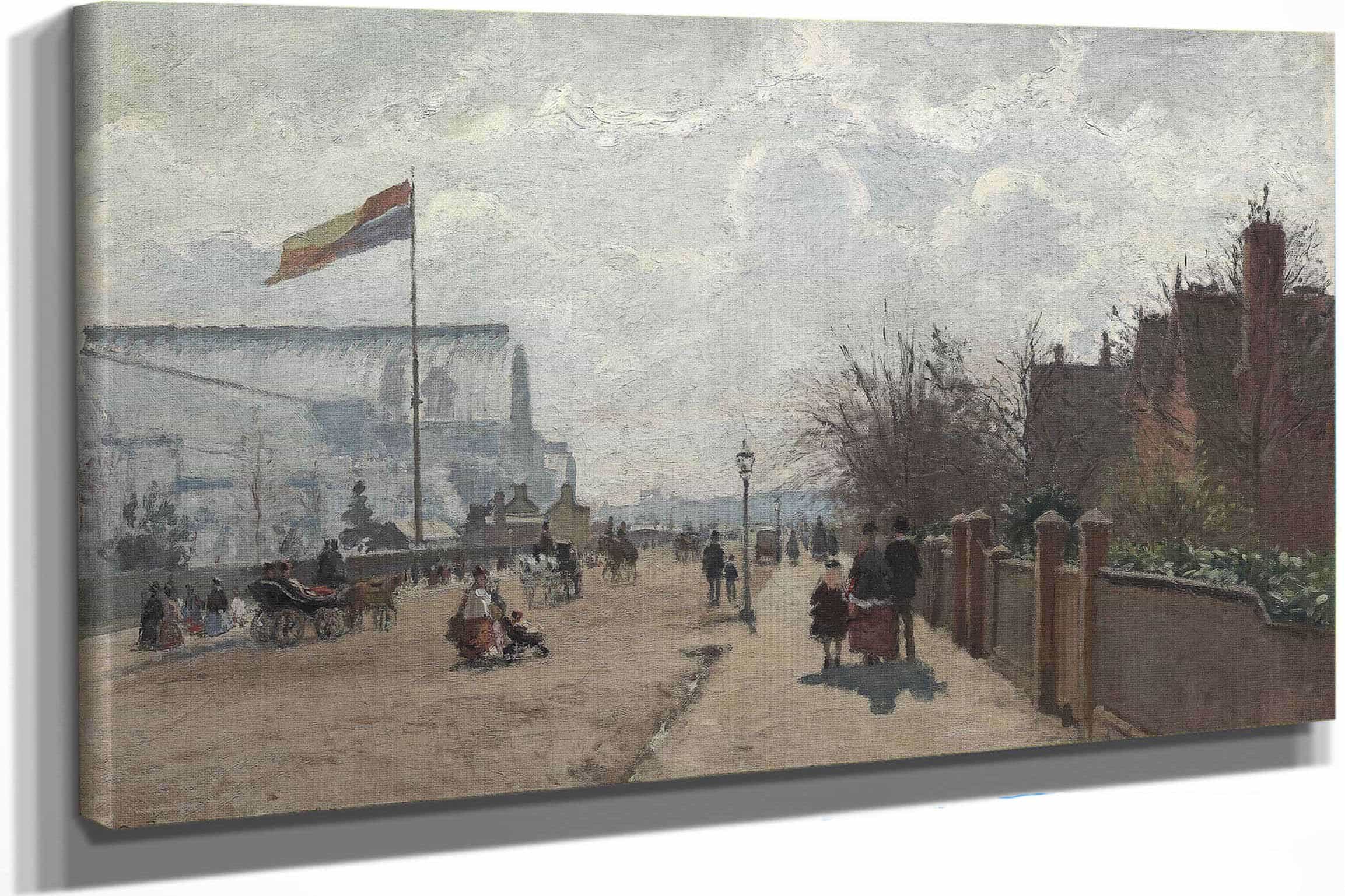 The Crystal Palace by Camille Pissarro
