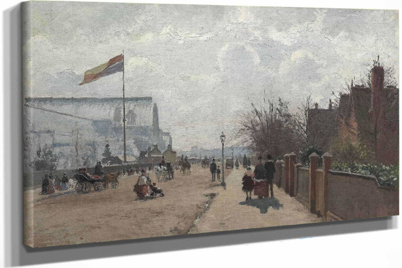 The Crystal Palace by Camille Pissarro