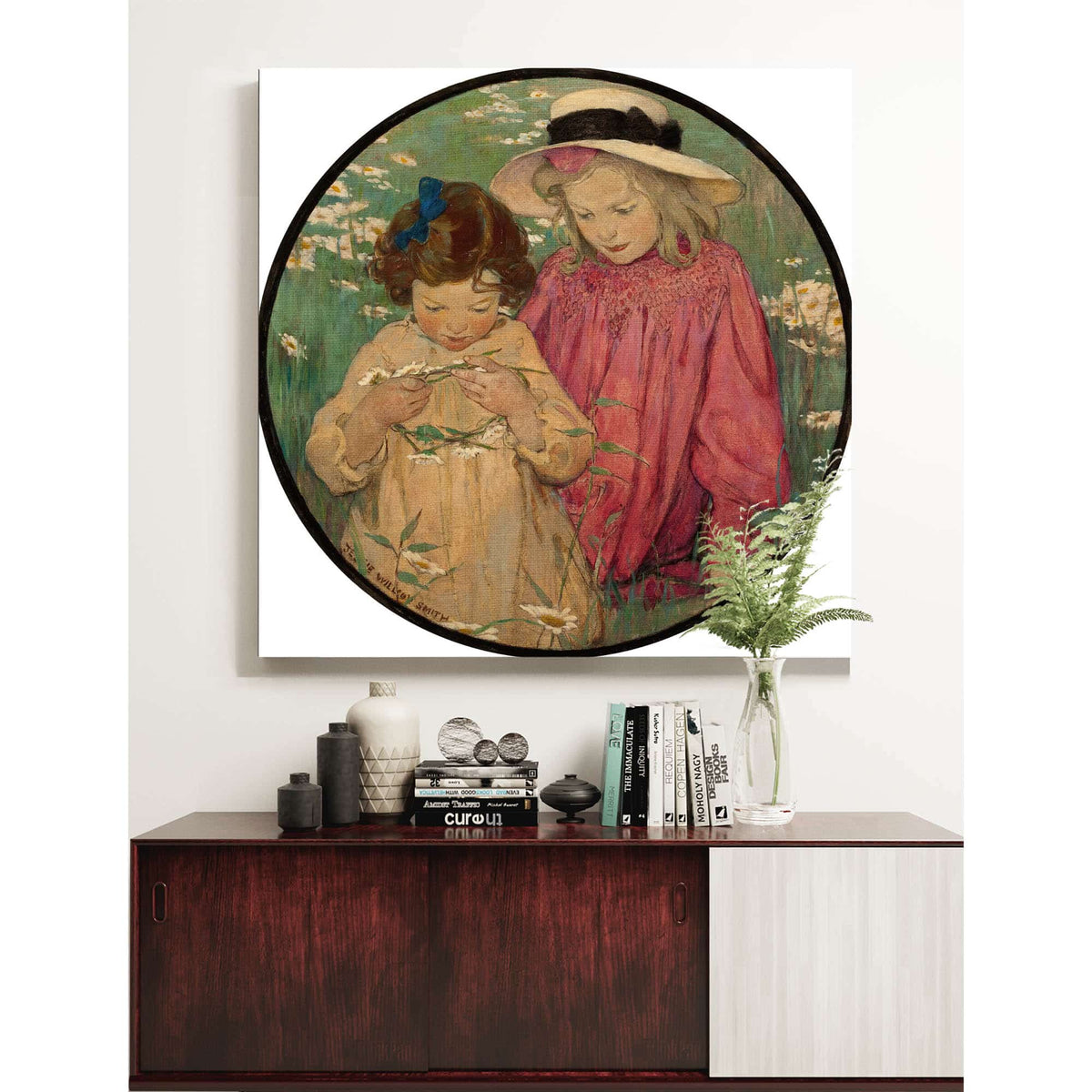 The Daisy Wreath by Jessie Willcox Smith