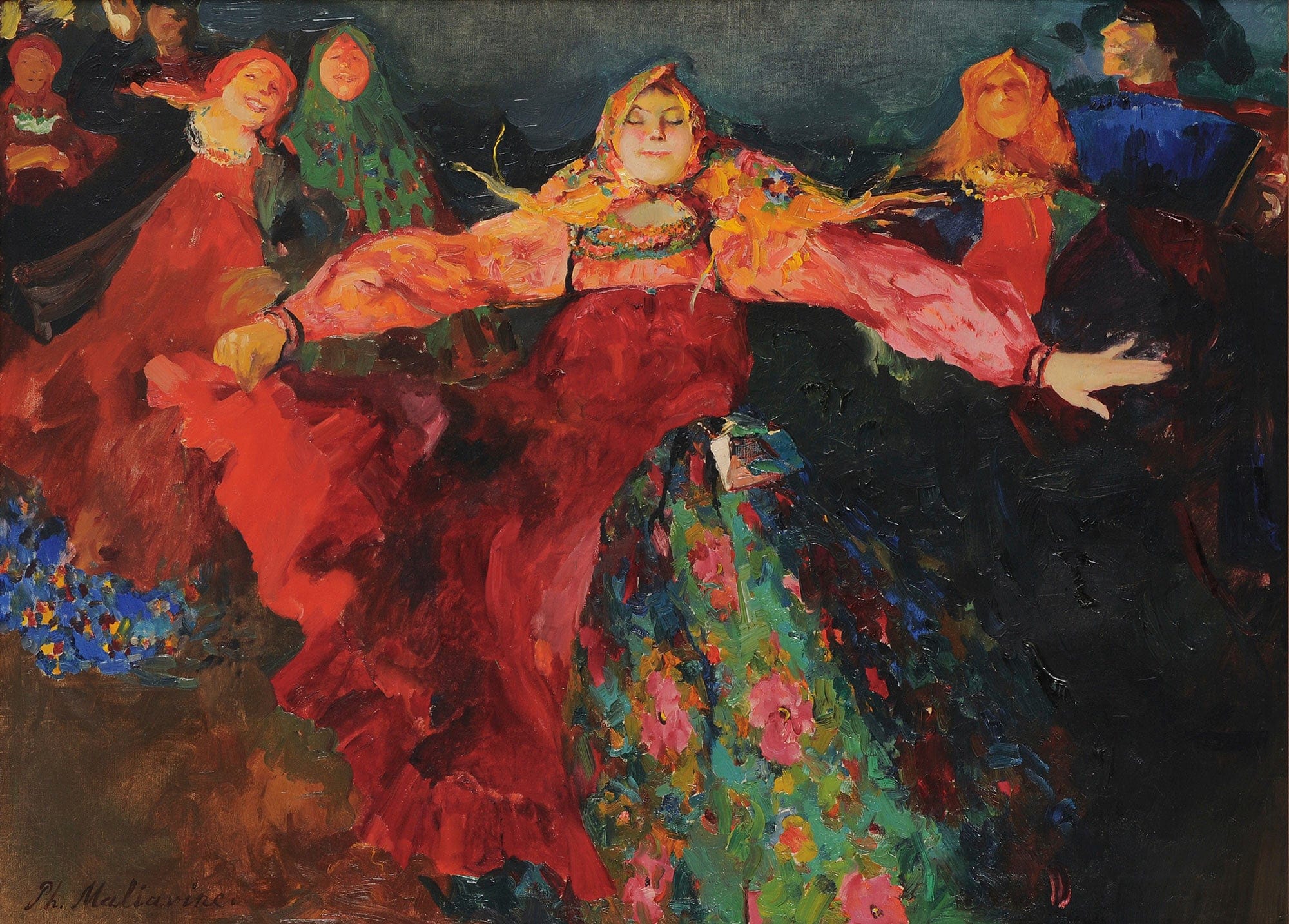 The Dance by Filipp Malyavin