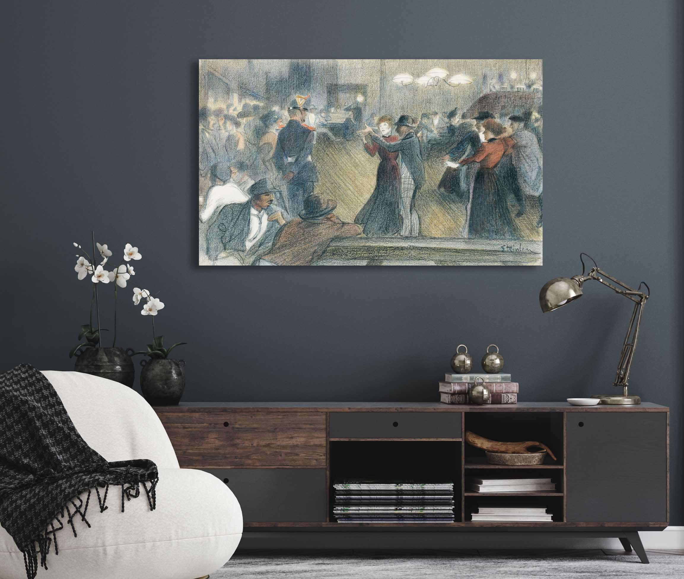 The Dance by Theophile Alexandre Steinlen