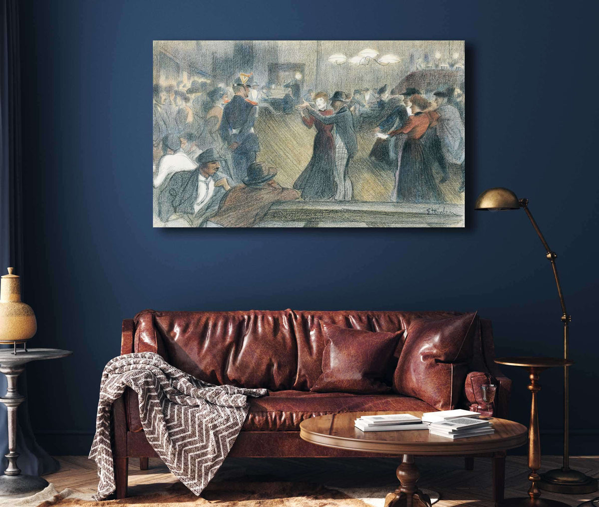 The Dance by Theophile Alexandre Steinlen