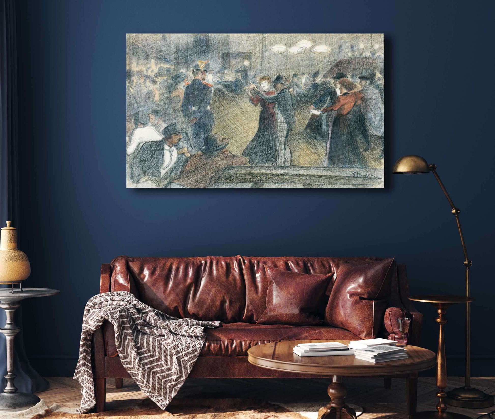 The Dance by Theophile Alexandre Steinlen