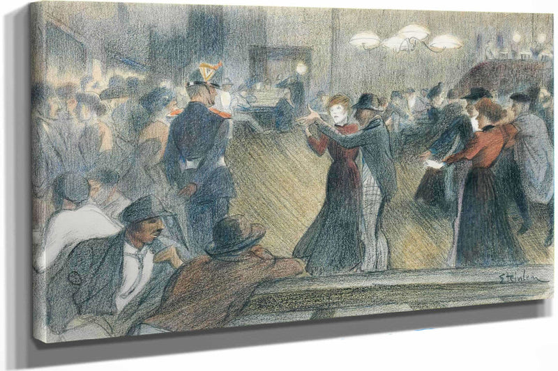 The Dance by Theophile Alexandre Steinlen