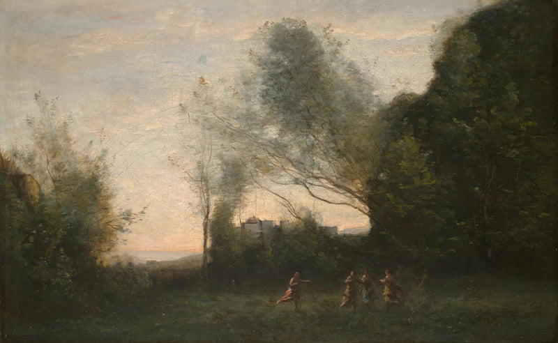 The Dance Of The Nymphs   by Jean Baptiste Camille Corot