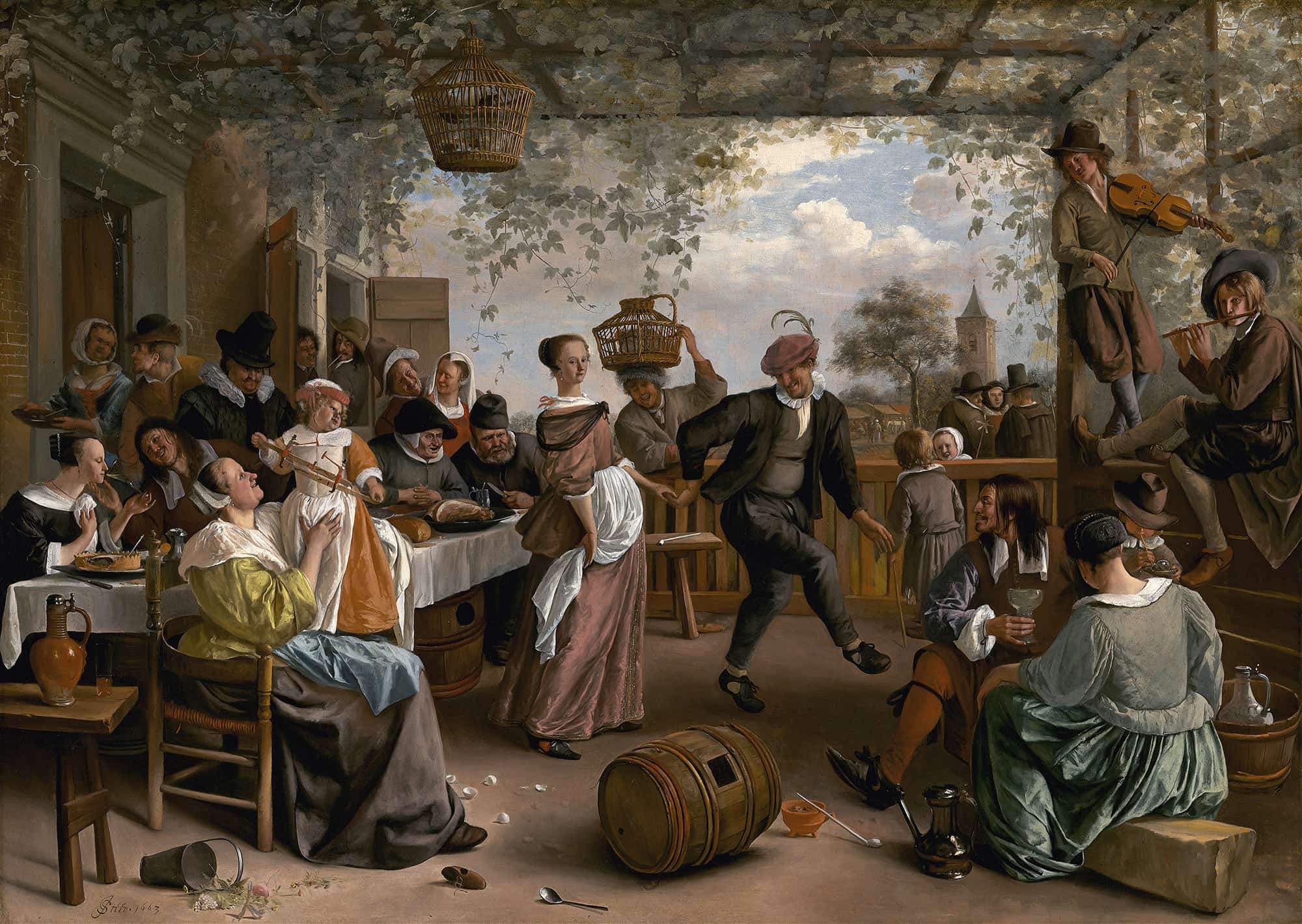 The Dancing Couple by Jan Steen