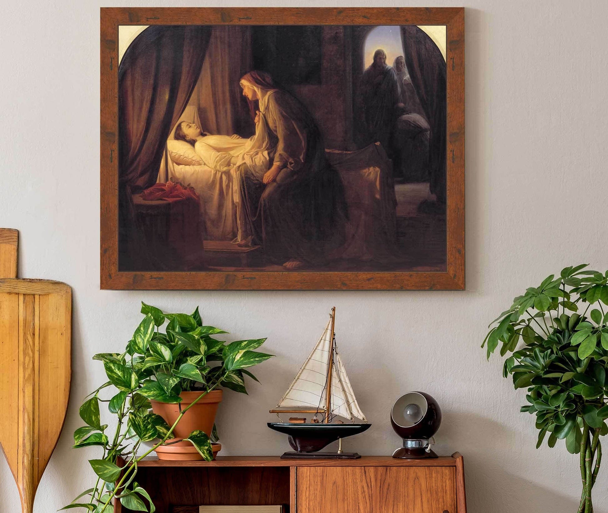 The Daughter Of Jairius by Carl Bloch
