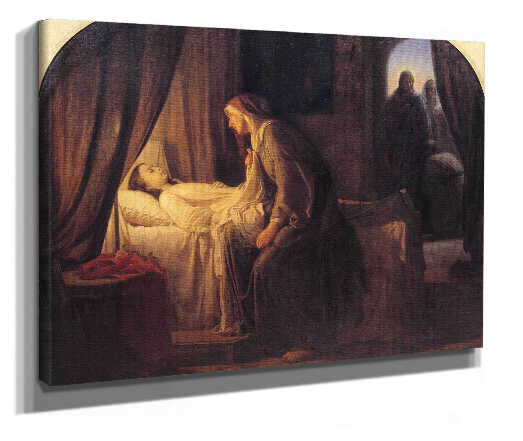 The Daughter Of Jairius by Carl Bloch
