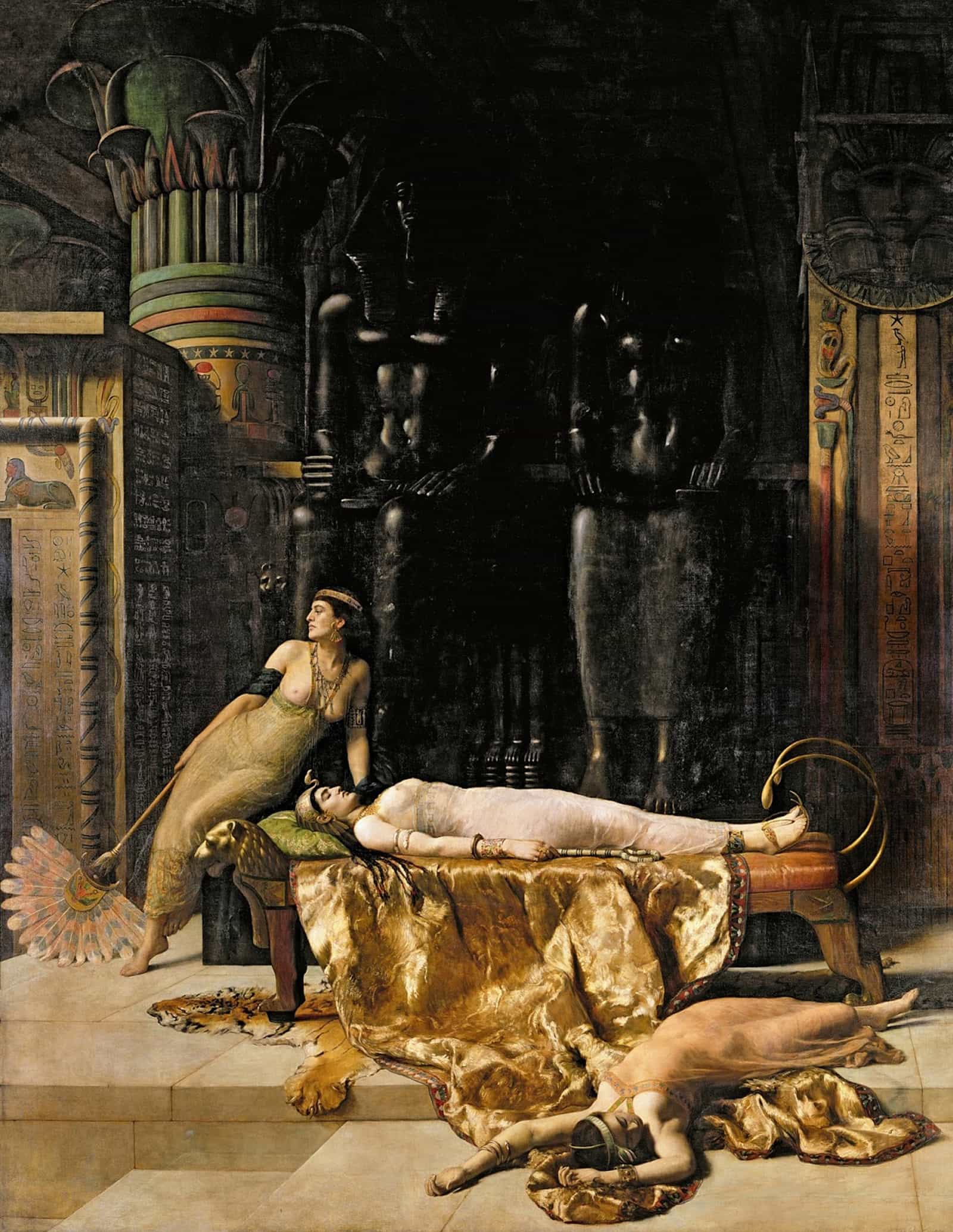 The Death Of Cleopatra by John Collier
