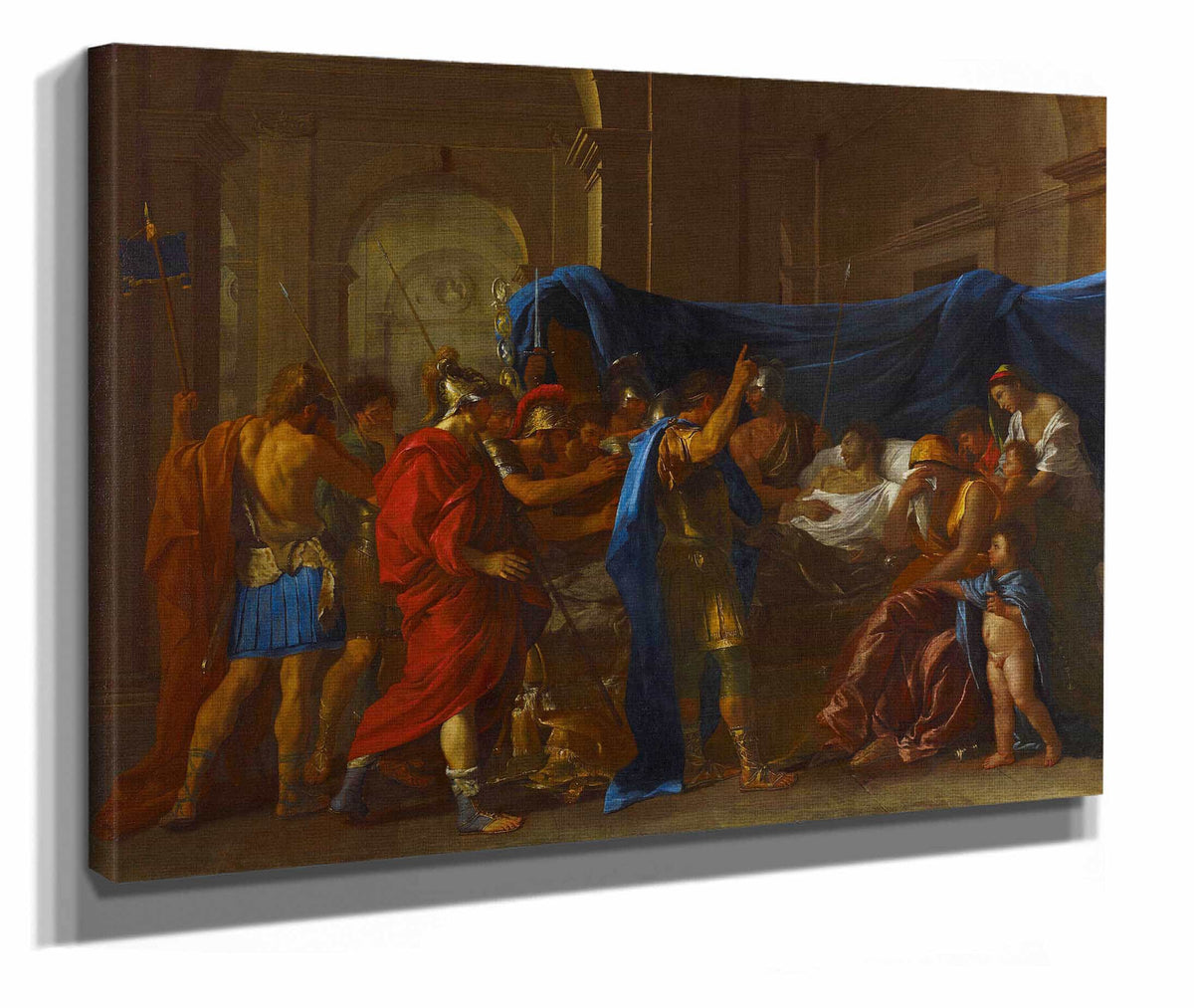 The Death Of Germanicus by Nicolas Poussin