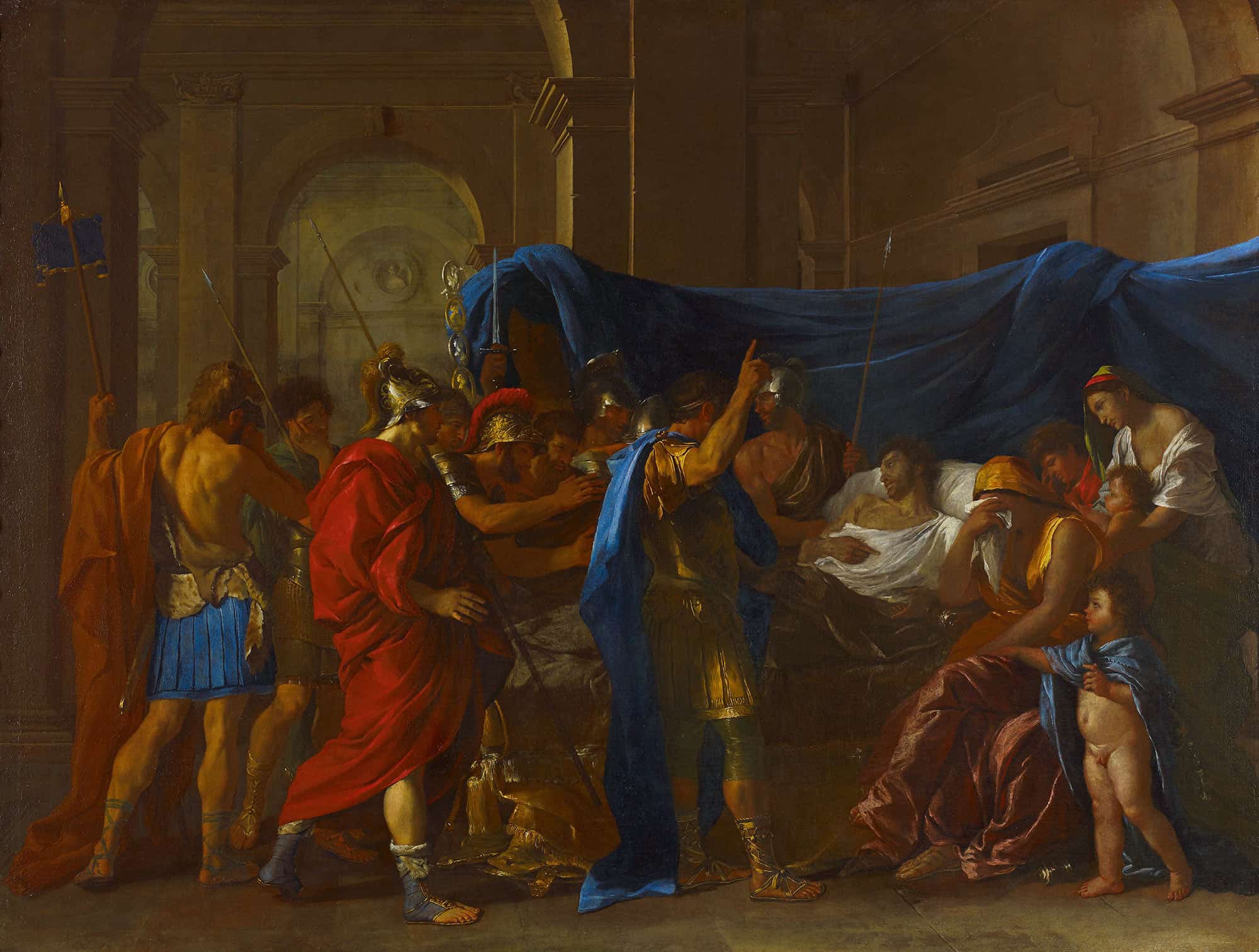 The Death Of Germanicus by Nicolas Poussin