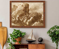 The Death Of Hippolytus by Nicolas Poussin