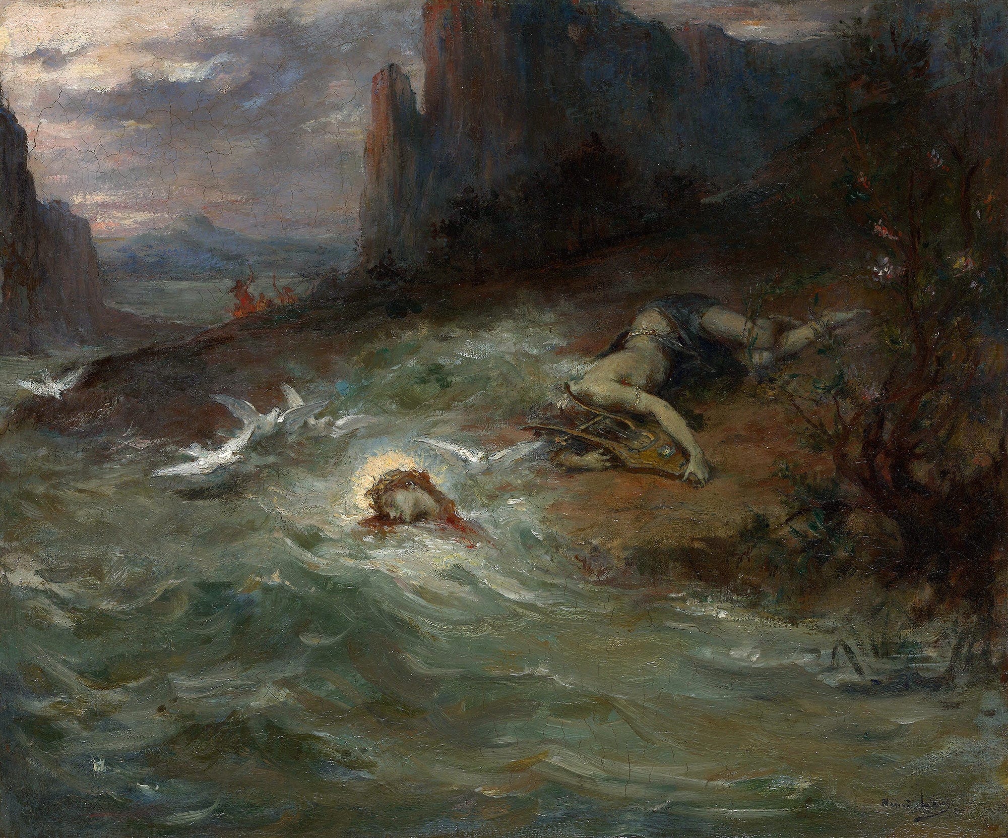The Death Of Orpheus by Henri Leopold Levy