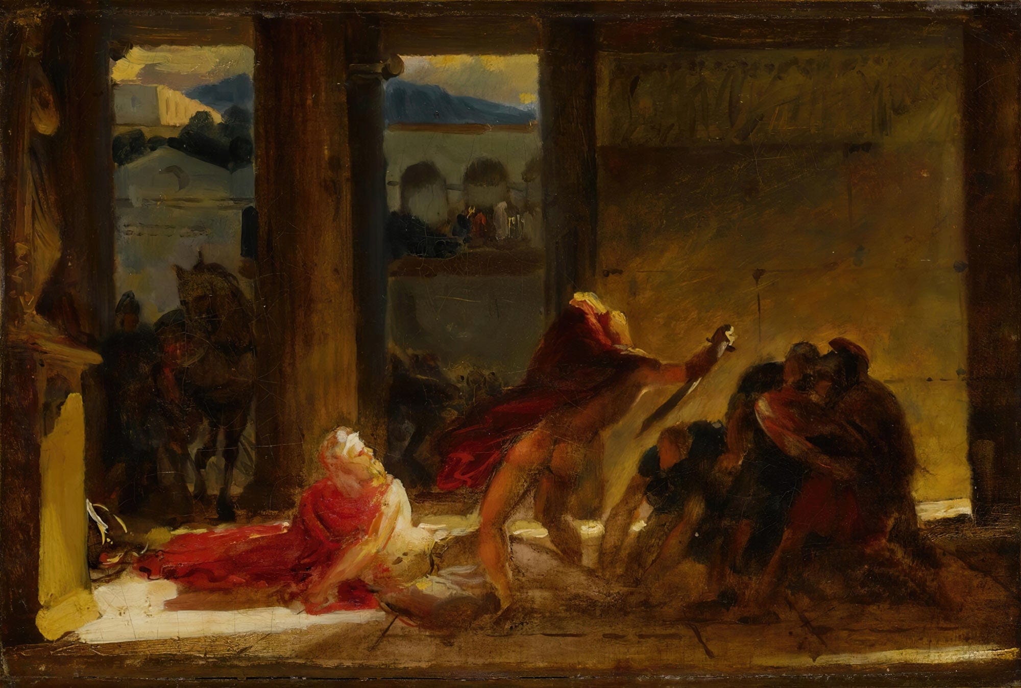 The Death Of Pyrrhus by Anne Louis Girodet Trioson