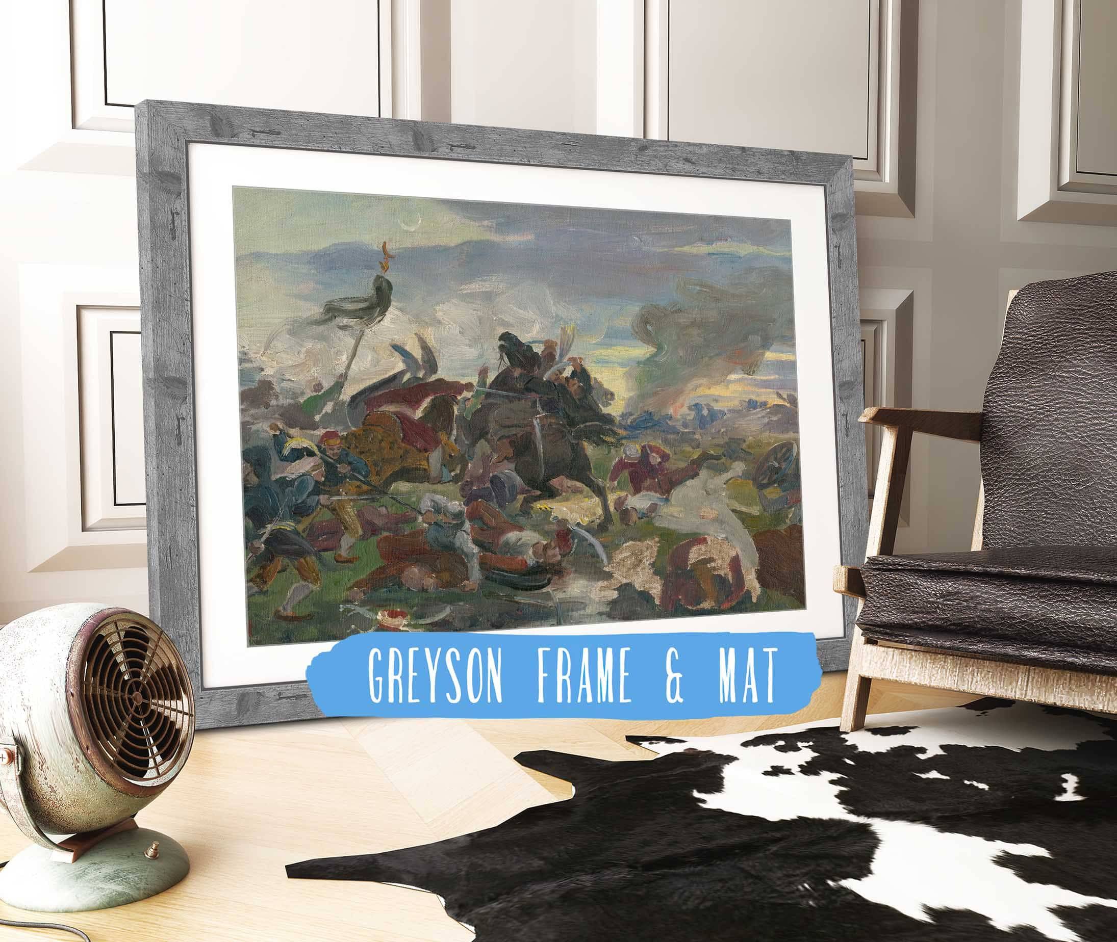 The Death Of Tomory In The Battle Of Mohacs by Jozef Hanula