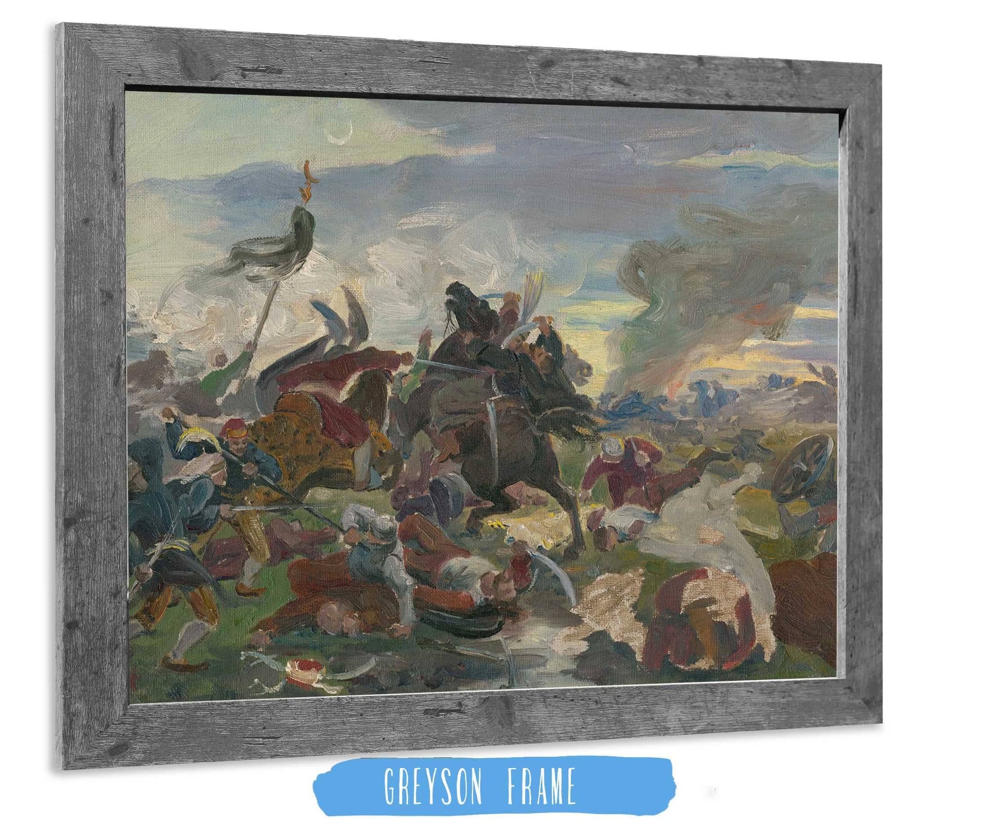The Death Of Tomory In The Battle Of Mohacs by Jozef Hanula