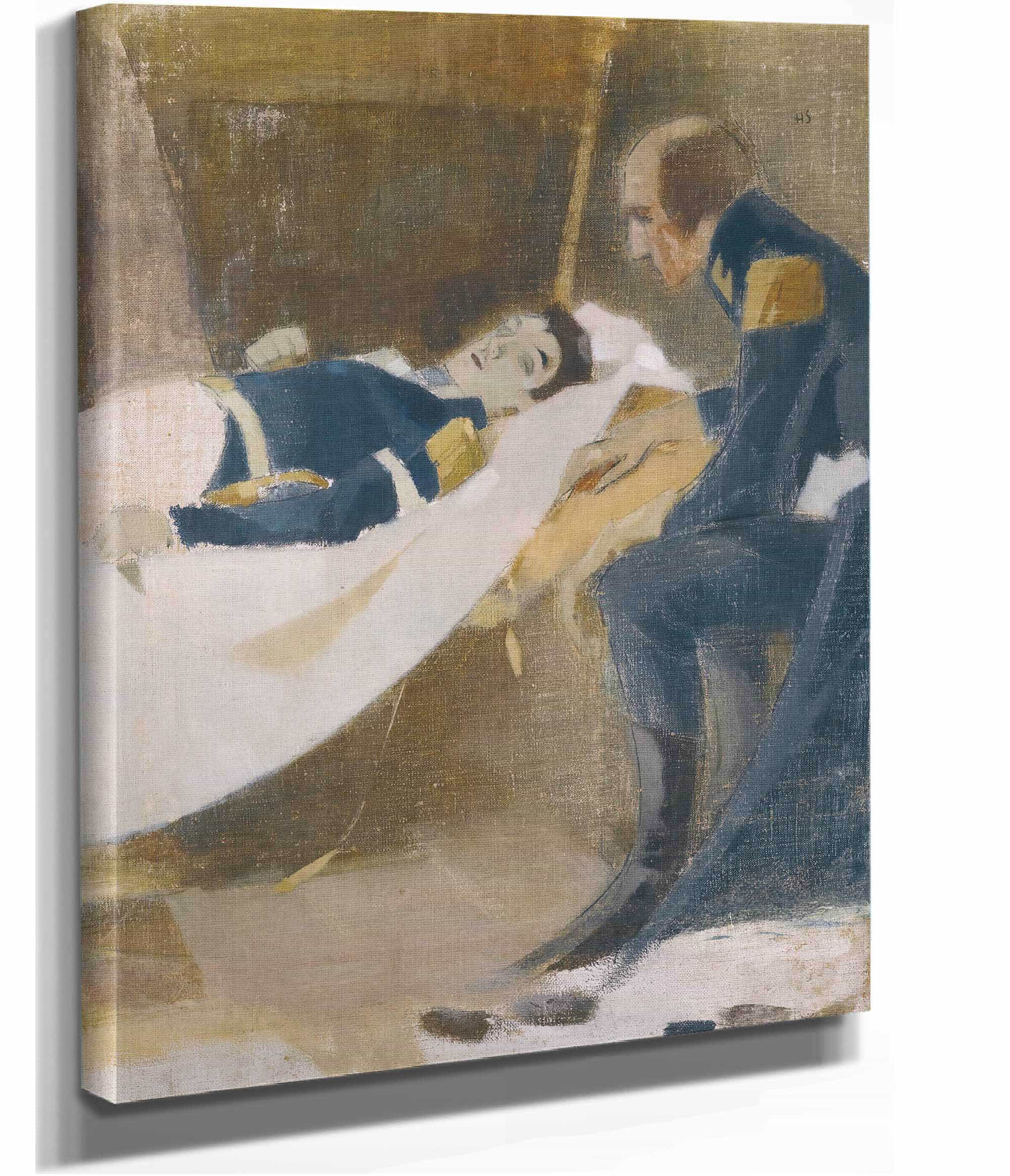 The Death Of Wilhelm Von Schwerin by Helene Schjerfbeck