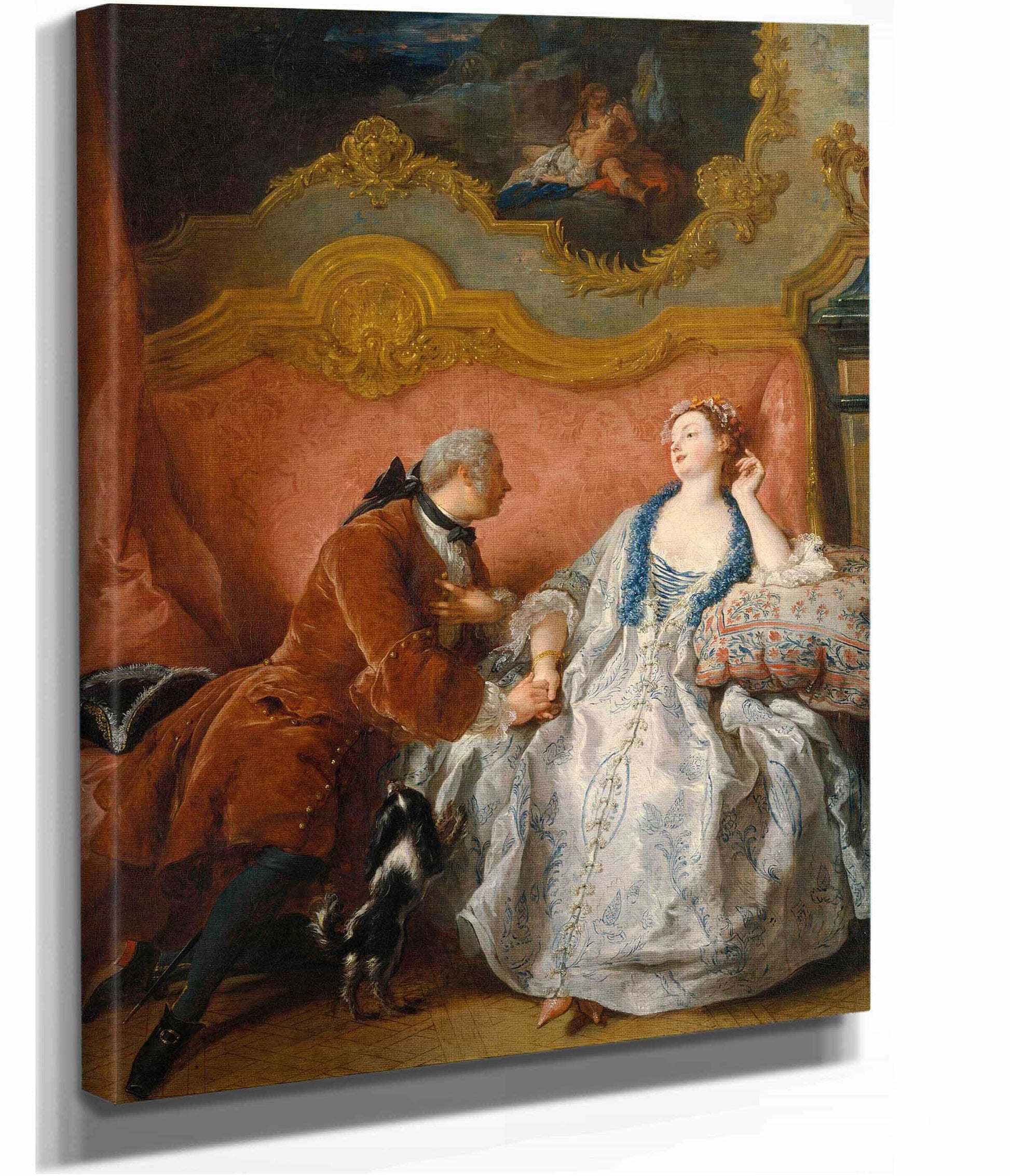The Declaration Of Love by Jean Francois De Troy