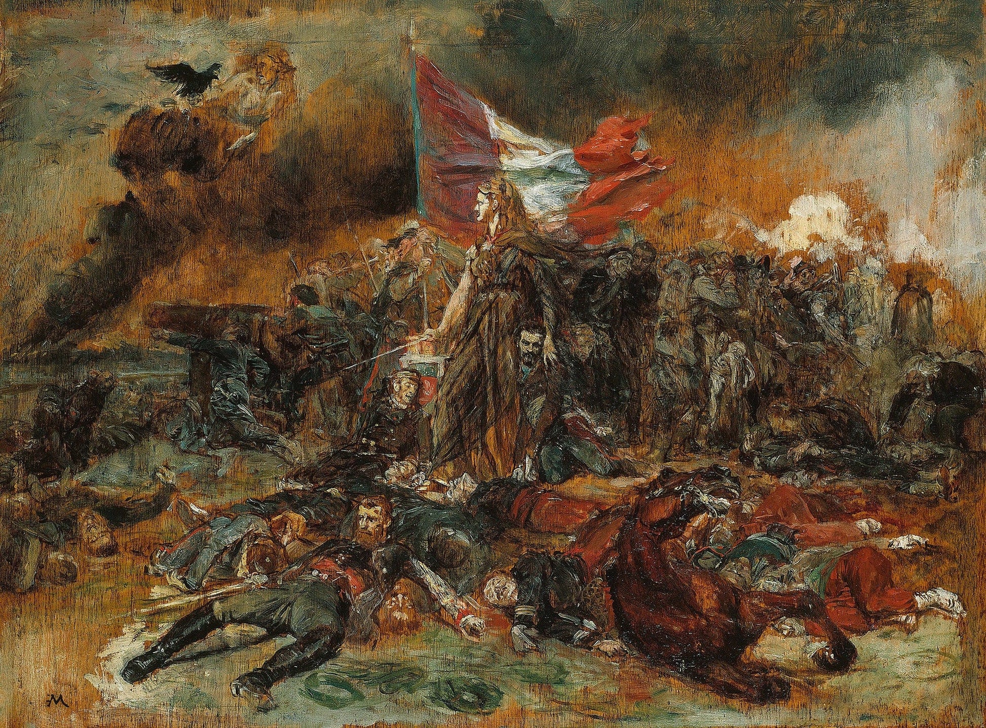 The Defense Of Paris by Ernest Meissonier