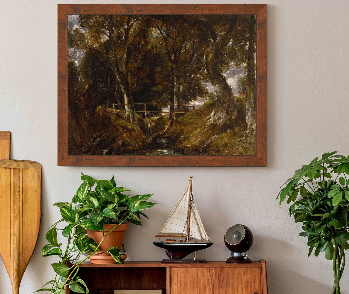 The Dell At Helmingham Park by John Constable