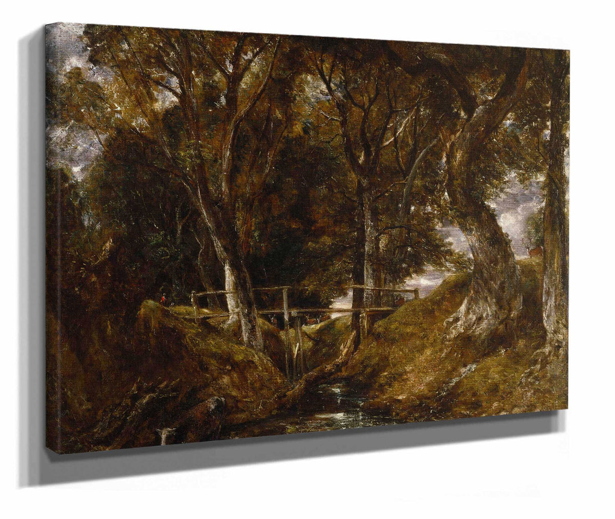 The Dell At Helmingham Park by John Constable