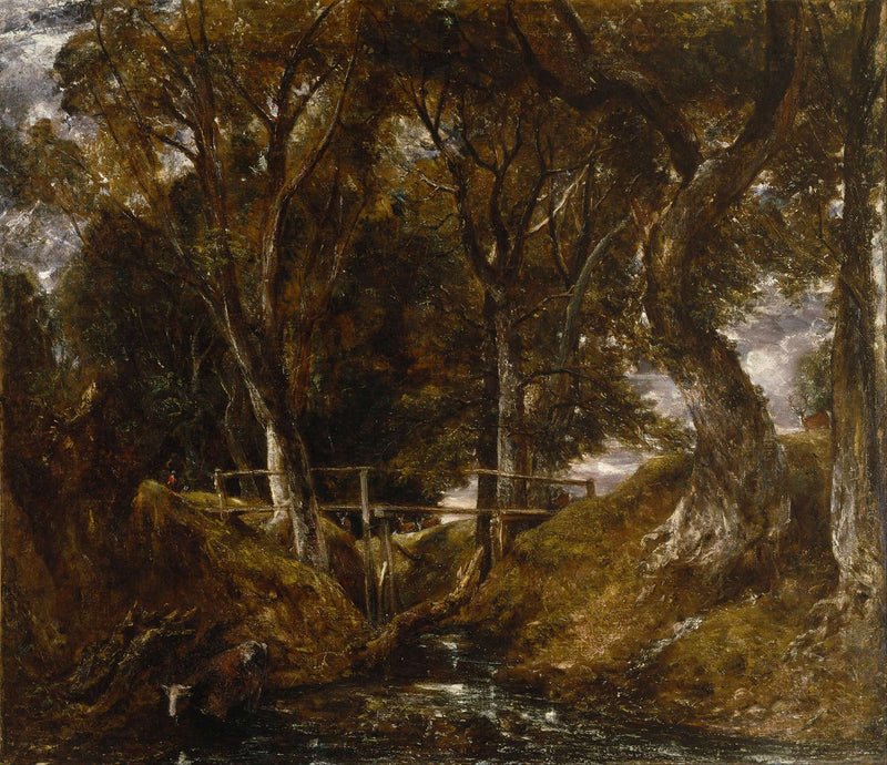 The Dell At Helmingham Park by John Constable