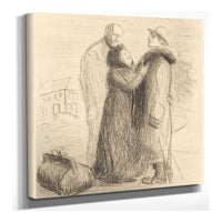 The Departure Of The Prodigal Son First Plate Vertical Probably by Jean Louis Forain