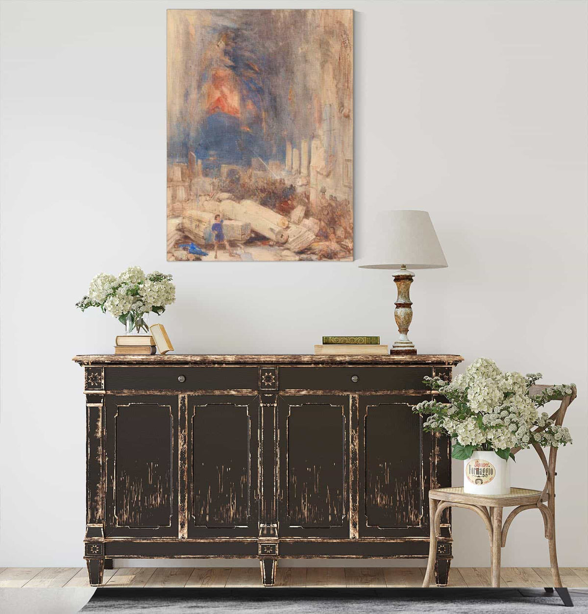 The Destruction Of Pompeii by David Roberts