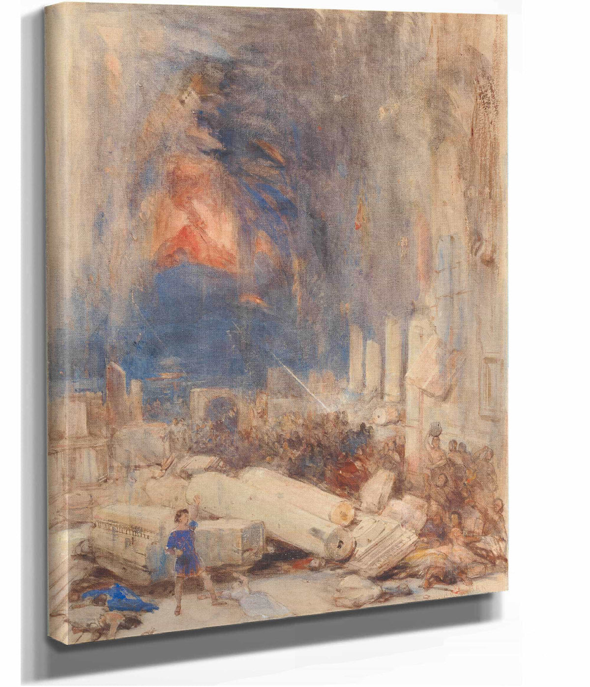 The Destruction Of Pompeii by David Roberts