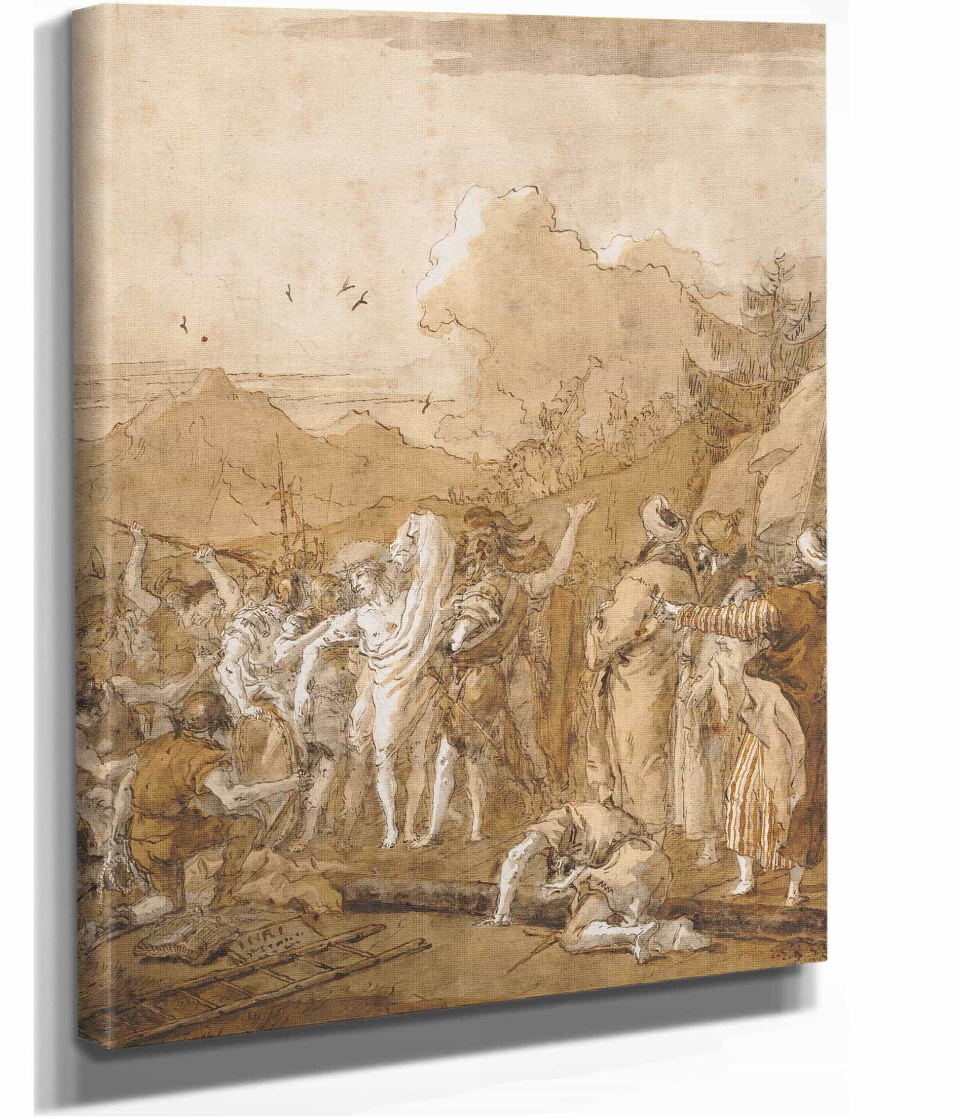 The Disrobing Of Christ by Giovanni Domenico Tiepolo