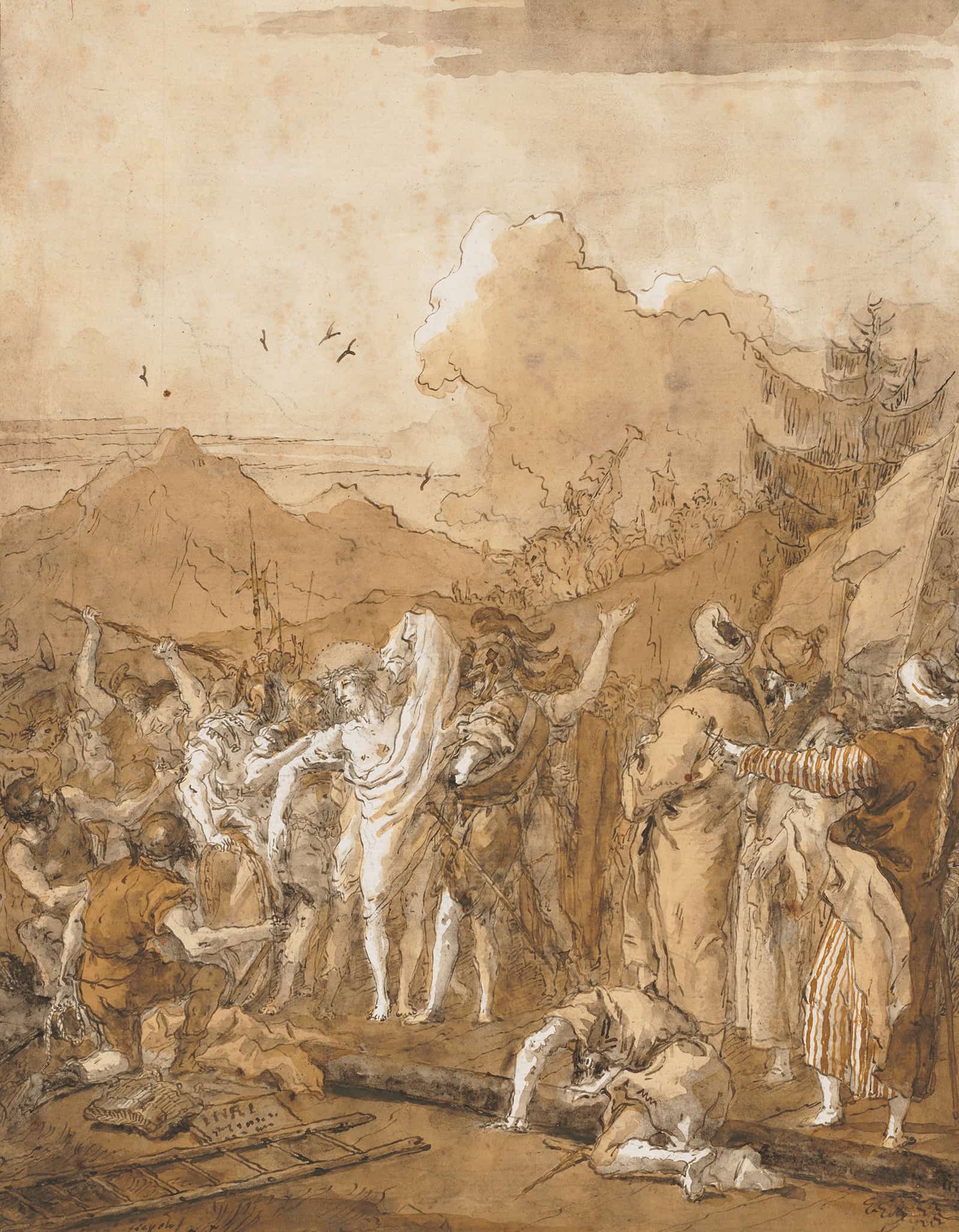 The Disrobing Of Christ by Giovanni Domenico Tiepolo
