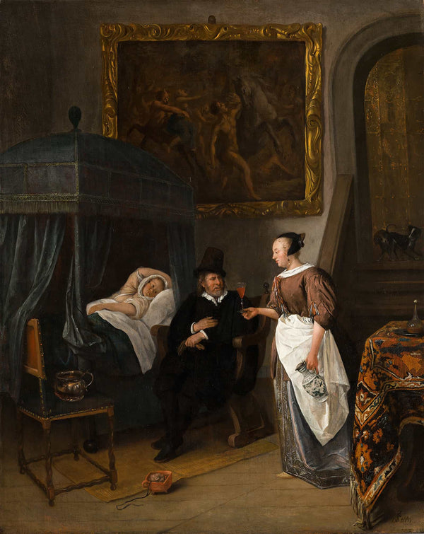 The Doctors Visit  by Jan Steen