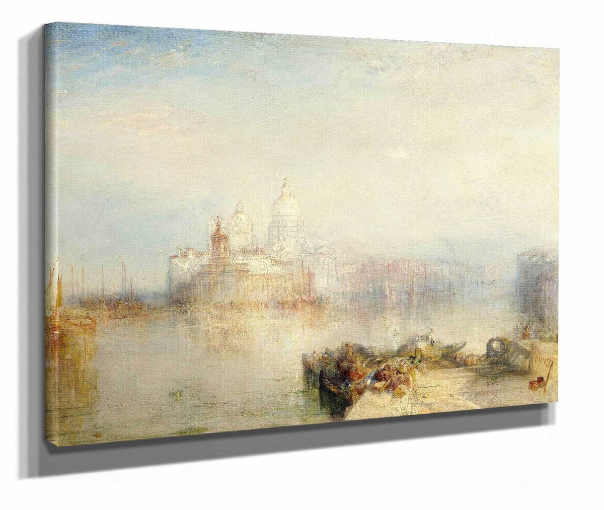 The Dogana And Santa Maria Della Salute Venice by Joseph Mallord William Turner