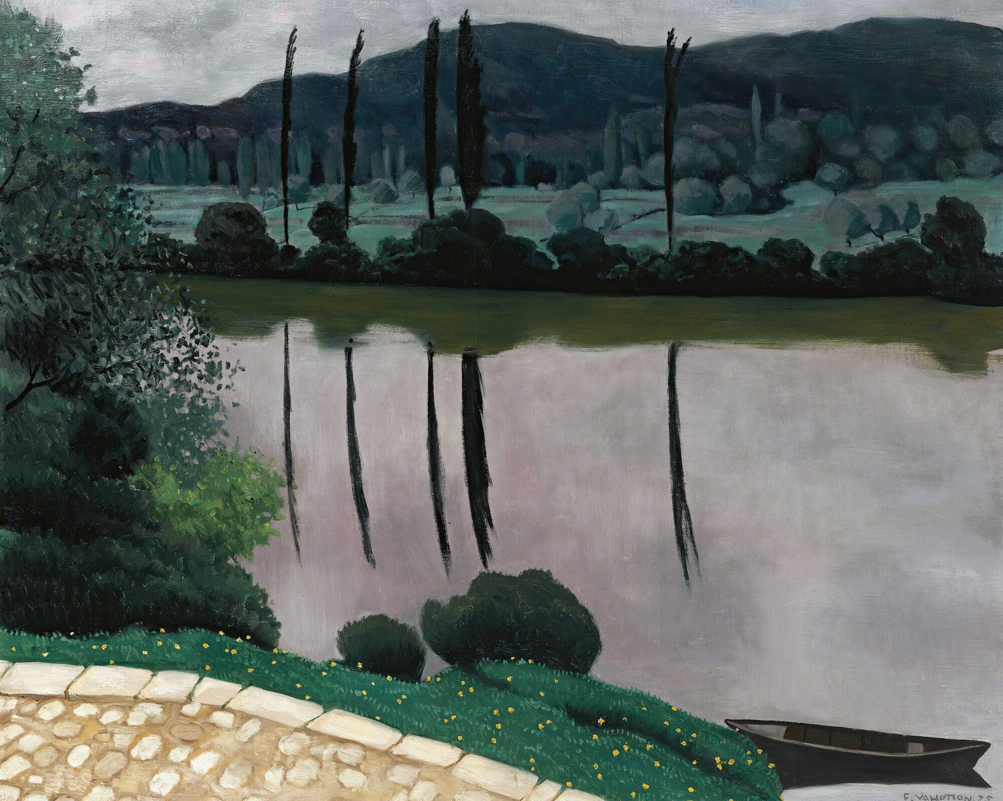 The Dordogne In Vitrac by Felix Vallotton