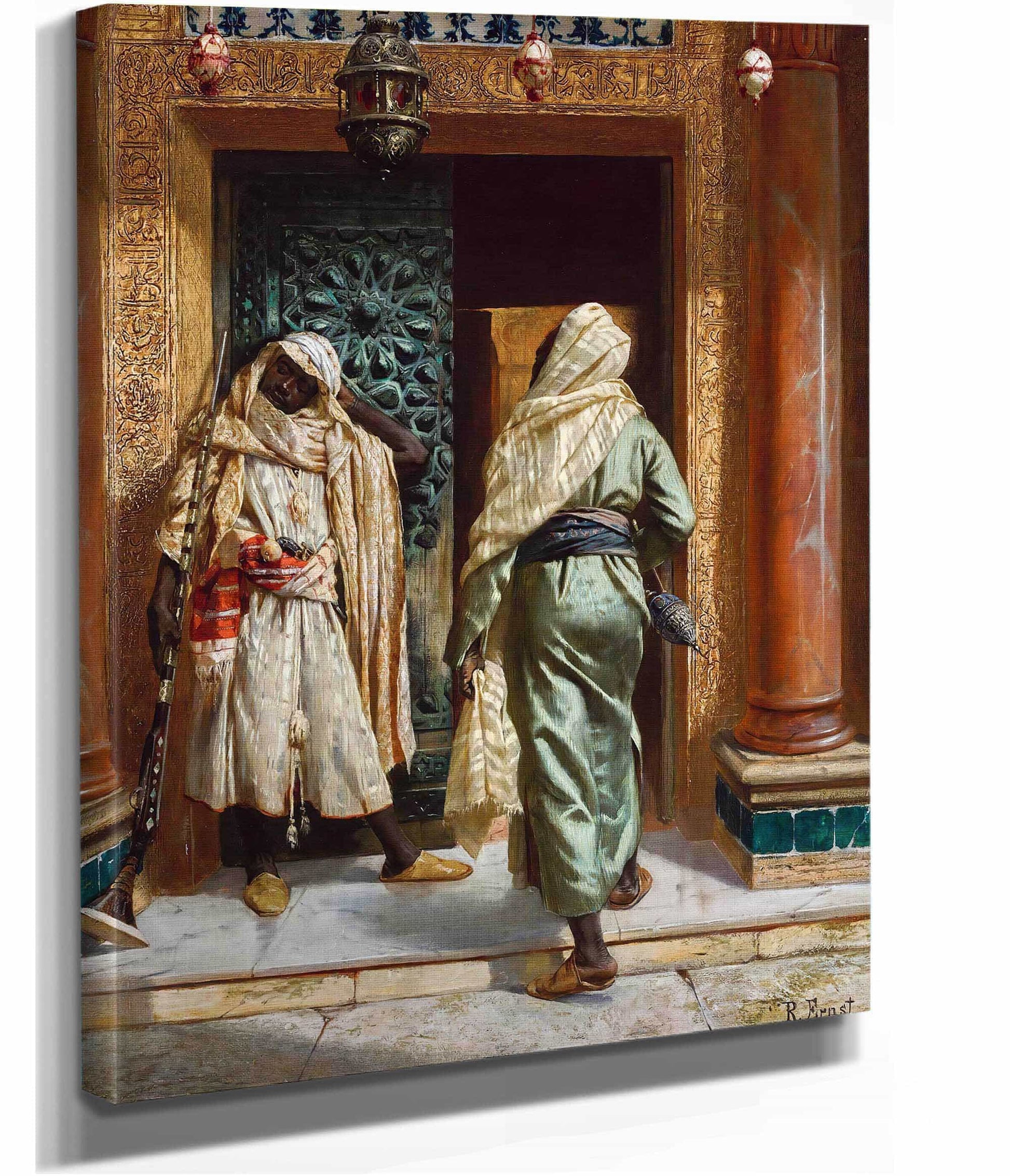 The Dozing Guard by Rudolf Ernst