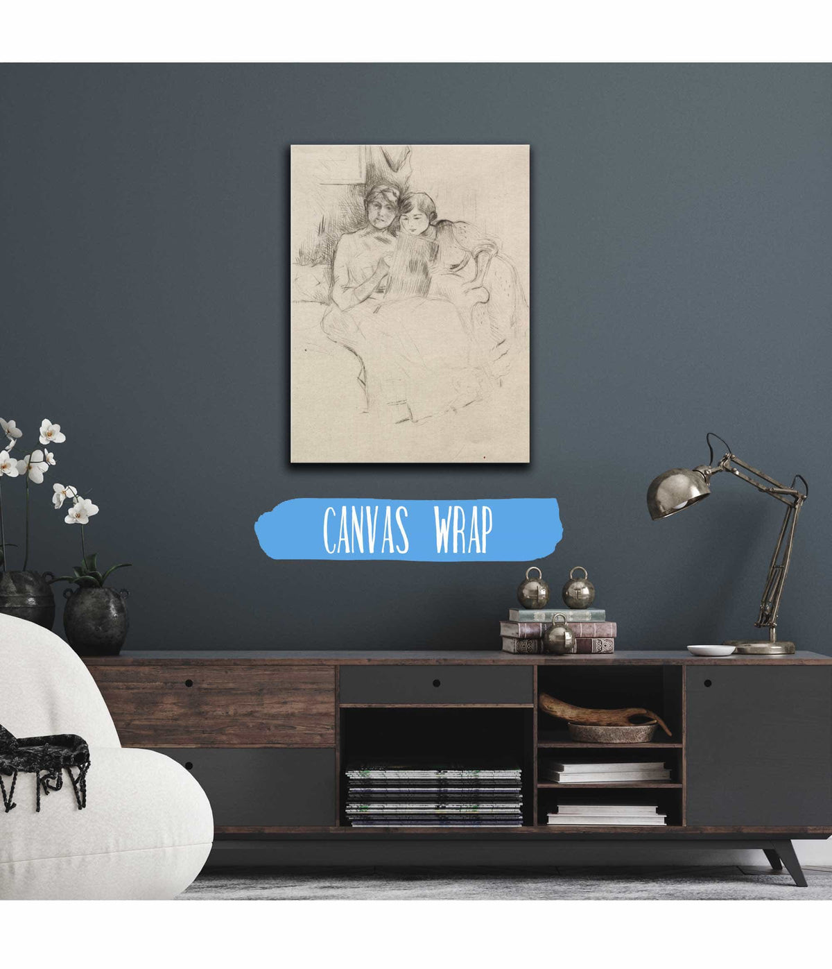 The Drawing Lesson Berthe Morisot Drawing With Her Daughter by Berthe Morisot