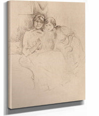 The Drawing Lesson by Berthe Morisot