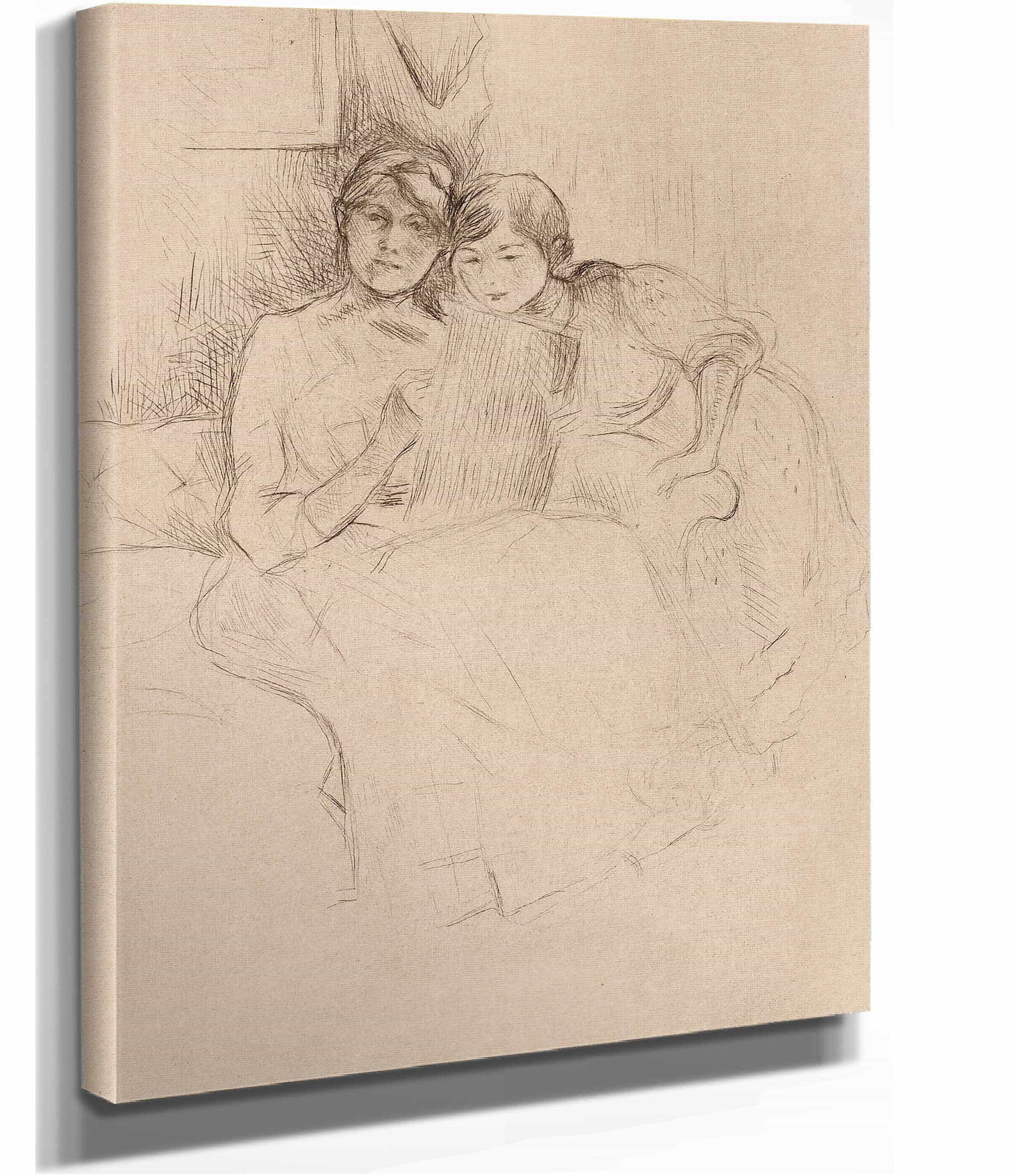 The Drawing Lesson by Berthe Morisot